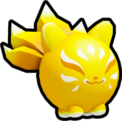 Shiny Golden UV Kitsune Ball