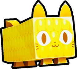 Shiny Golden Corn Cat