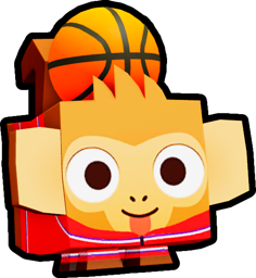 Rainbow Basketball Monkey
