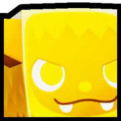 Golden Huge Angry Yeti