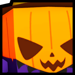Shiny Huge Pumpkin Scarecrow