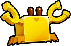 Shiny Golden Horseshoe Crab