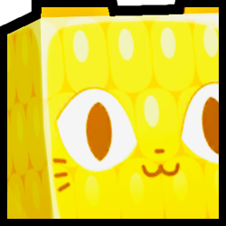Shiny Golden Huge Corn Cat