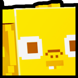 Golden Huge Pixel Goblin