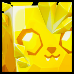 Shiny Golden Huge Crystal Bat
