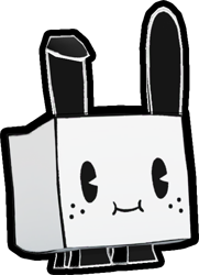 Shiny Cartoon Bunny