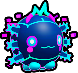 Shiny Rainbow Holographic Axolotl Ball