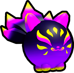 Shiny Rainbow UV Kitsune Ball