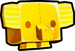 Shiny Golden Plushie Elephant