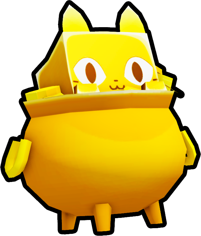 Golden Pot of Gold Cat
