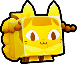 Shiny Golden Doll Cat