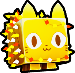 Golden Lit Cat