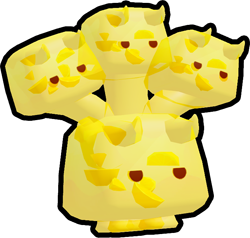 Shiny Golden Jelly Hydra