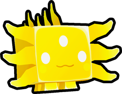 Shiny Golden Alien Axolotl