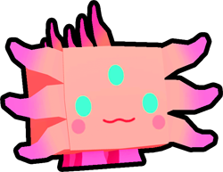 Rainbow Alien Axolotl
