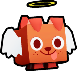 Shiny Rainbow Angel Dog