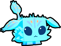 Shiny Blue Fluffy