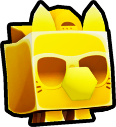 Shiny Golden Cool Cat