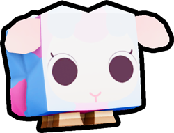 Shiny Rainbow Cotton Candy Lamb