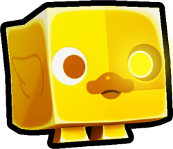 Shiny Golden Cyborg Ducky