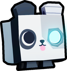 Shiny Rainbow Cyborg Panda