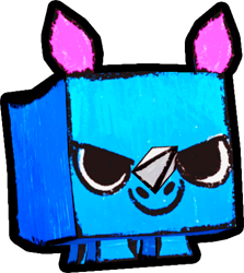 Shiny Doodle Rhino