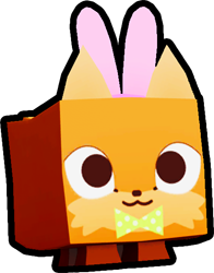 Shiny Rainbow Easter Fox