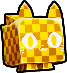 Shiny Golden Error Cat