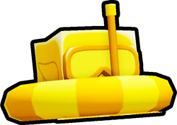Shiny Golden Floatie Ducky
