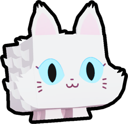 Shiny Rainbow Fluffy Cat
