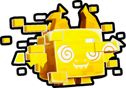 Shiny Golden Glitched Dragon