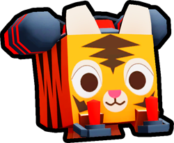 Shiny Rainbow Jetpack Tiger
