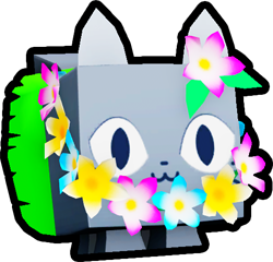 Rainbow Luau Cat