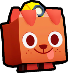 Shiny Rainbow Mining Dog