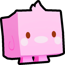 Shiny Rainbow Pink Marshmallow Chick