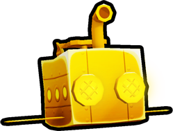 Shiny Golden Steampunk Fish