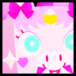 Shiny Rainbow Huge Anime Unicorn