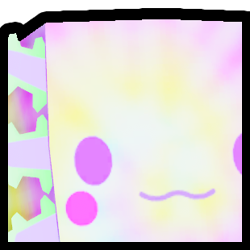 Rainbow Huge Tiedye Axolotl
