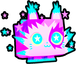 Neon Twilight Cat