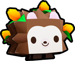 Shiny Rainbow Tulip Hedgehog