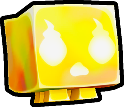 Shiny Golden Colorful Wisp