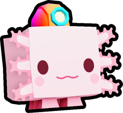 Shiny Rainbow Mining Axolotl