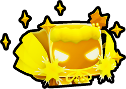 Shiny Golden Snowflake Dominus