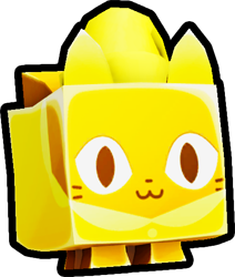 Shiny Golden Pajamas Cat