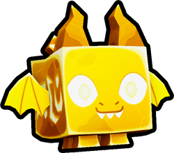 Shiny Golden Enchanted Dragon
