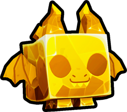 Shiny Golden Rock Dragon
