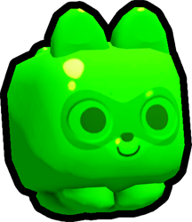 Shiny Rainbow Gummy Raccoon