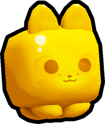 Shiny Golden Gummy Fox