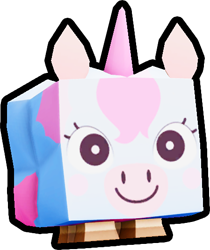 Shiny Rainbow Cotton Candy Unicorn