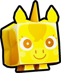 Shiny Golden Cotton Candy Unicorn